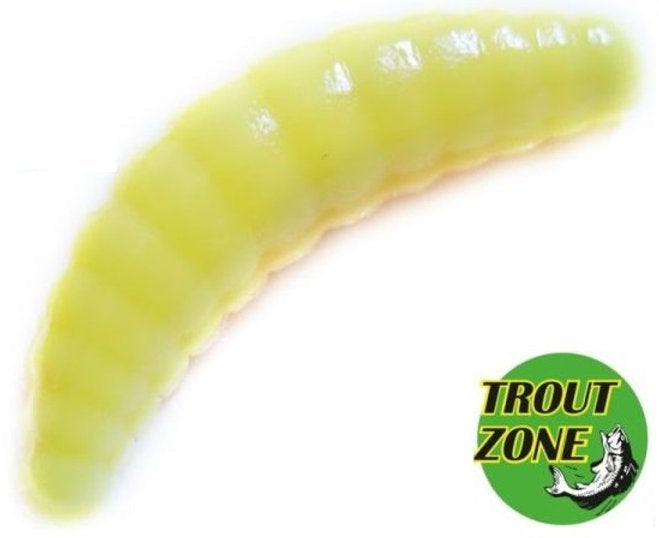 Soft Lures Area Trout Silicone Maggot Larva LittleRat size 2.7 inch Bicolors